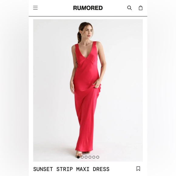SUNSET STRIP MAXI DRESS - Picture 1 of 7